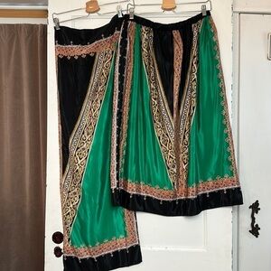 Vintage 1980’s Kelli Kaye midi circle skirt with a matching scarf.